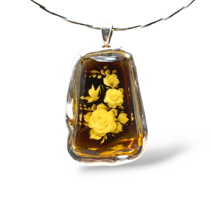 Lucky fairy cameo necklace