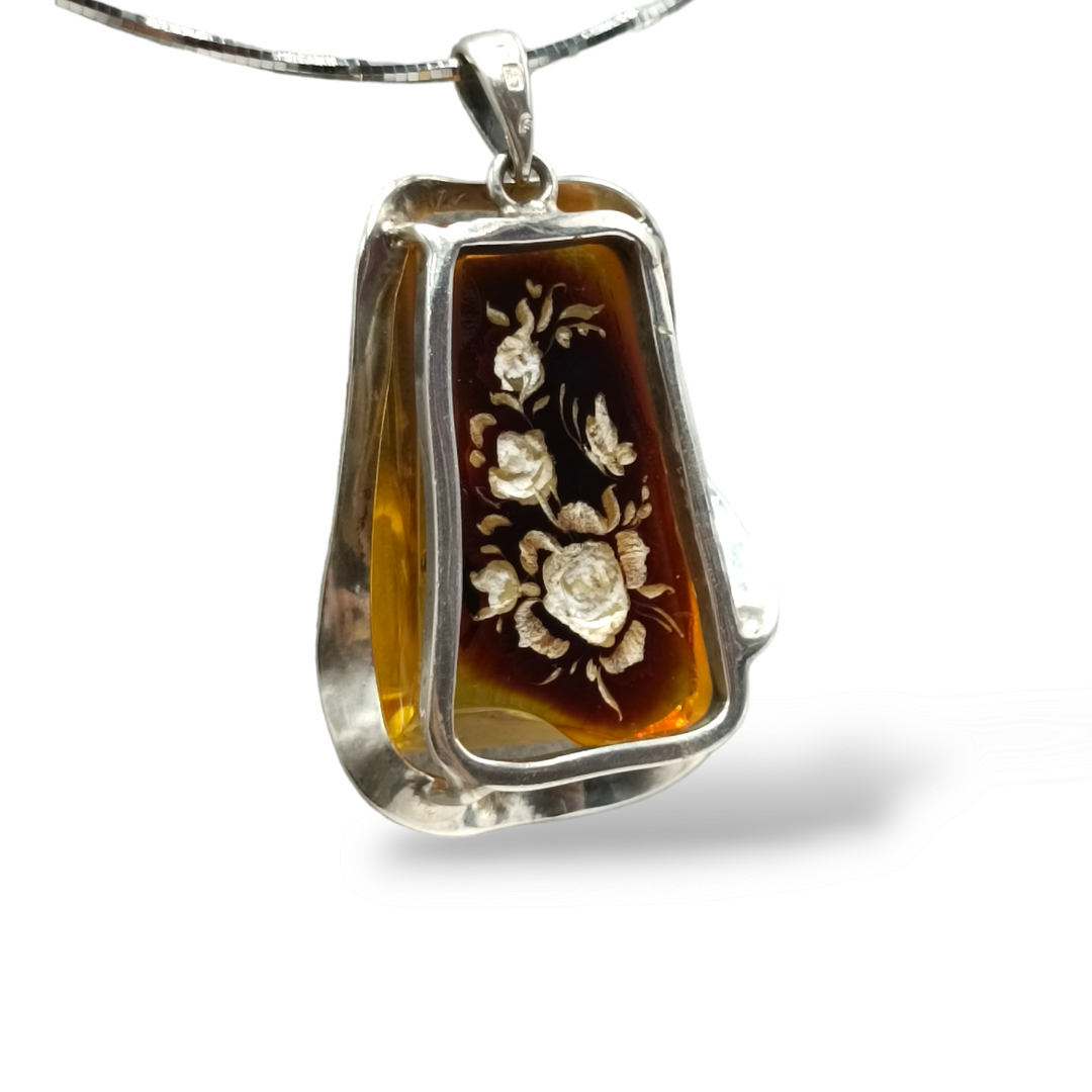 Lucky fairy cameo necklace