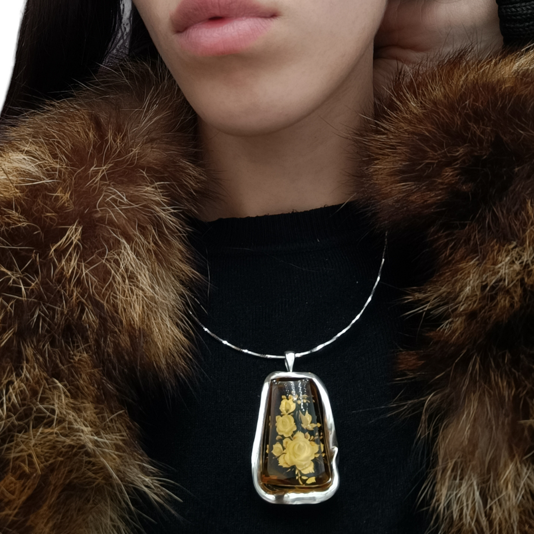 Lucky fairy cameo necklace