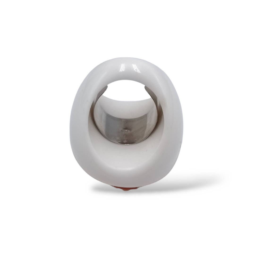 Anello dea Penelope in corniola e montato su argento