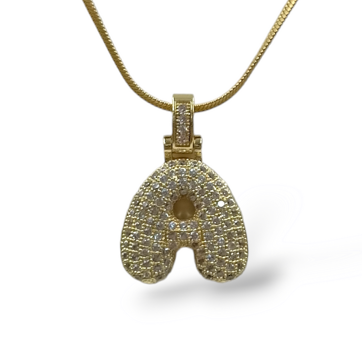 END OF COLLECTION - Letter necklace on steel