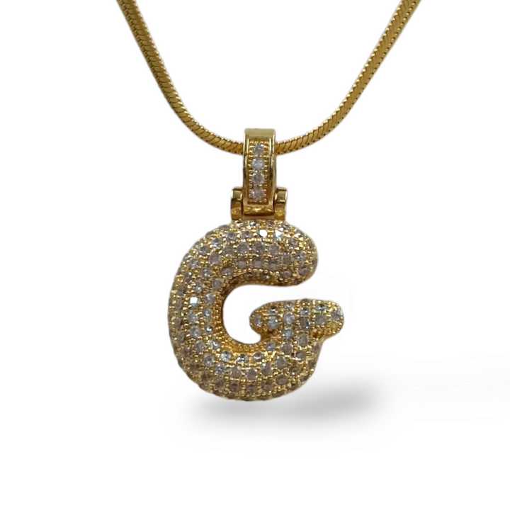 END OF COLLECTION - Letter necklace on steel