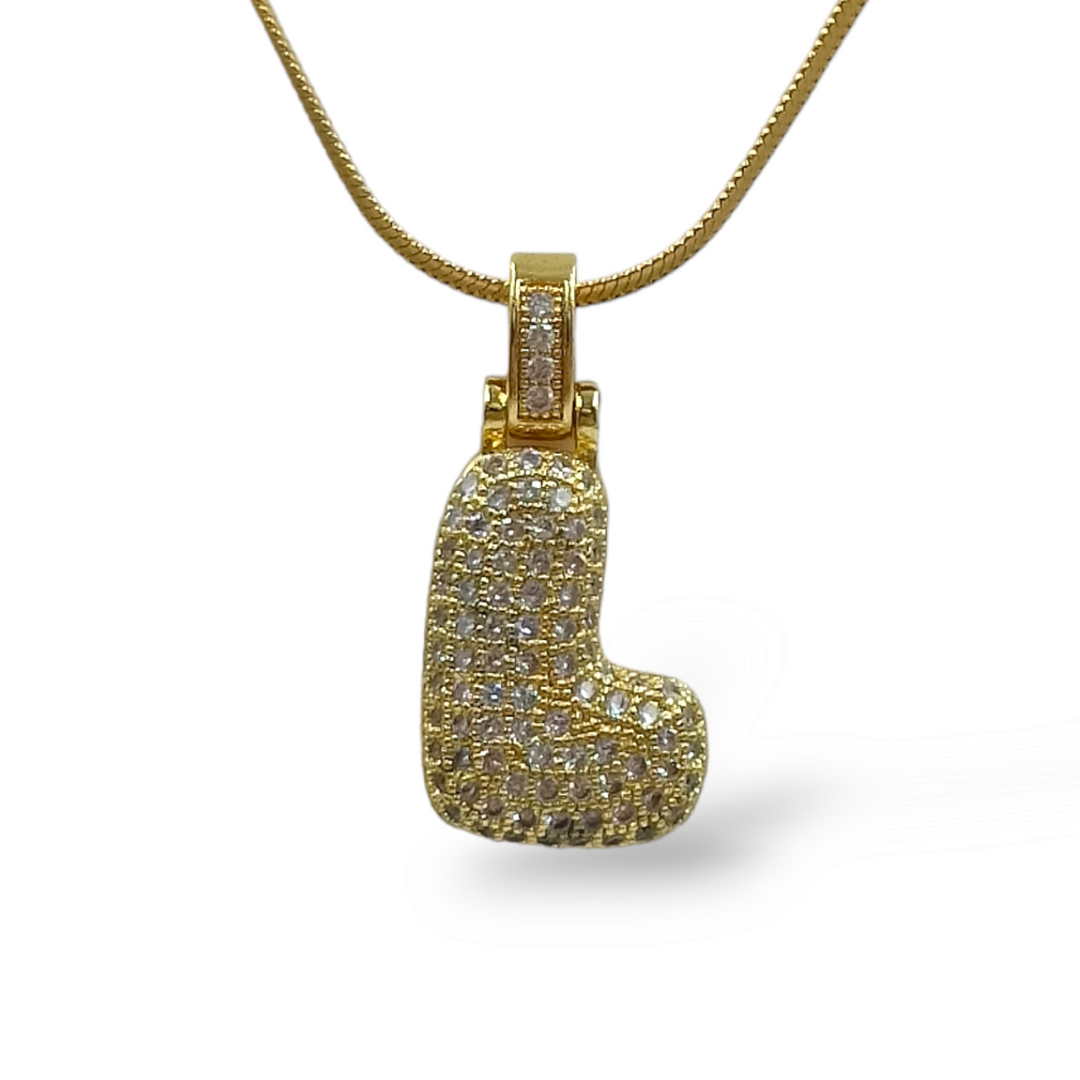 END OF COLLECTION - Letter necklace on steel
