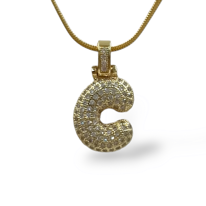 END OF COLLECTION - Letter necklace on steel