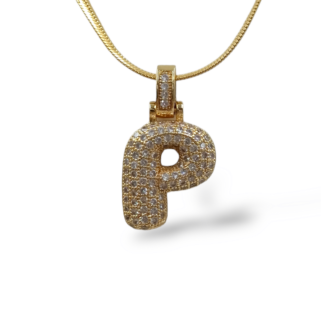 END OF COLLECTION - Letter necklace on steel
