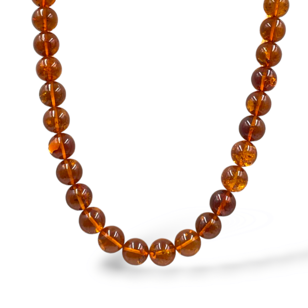 Collana in Ambra Messicana a sassi digradanti senza chiusura - Collane Ambra - Gioielli Ambra Collana in Ambra Messicana a sassi digradanti senza chiusura - Collane Ambra - Gioielli Ambra