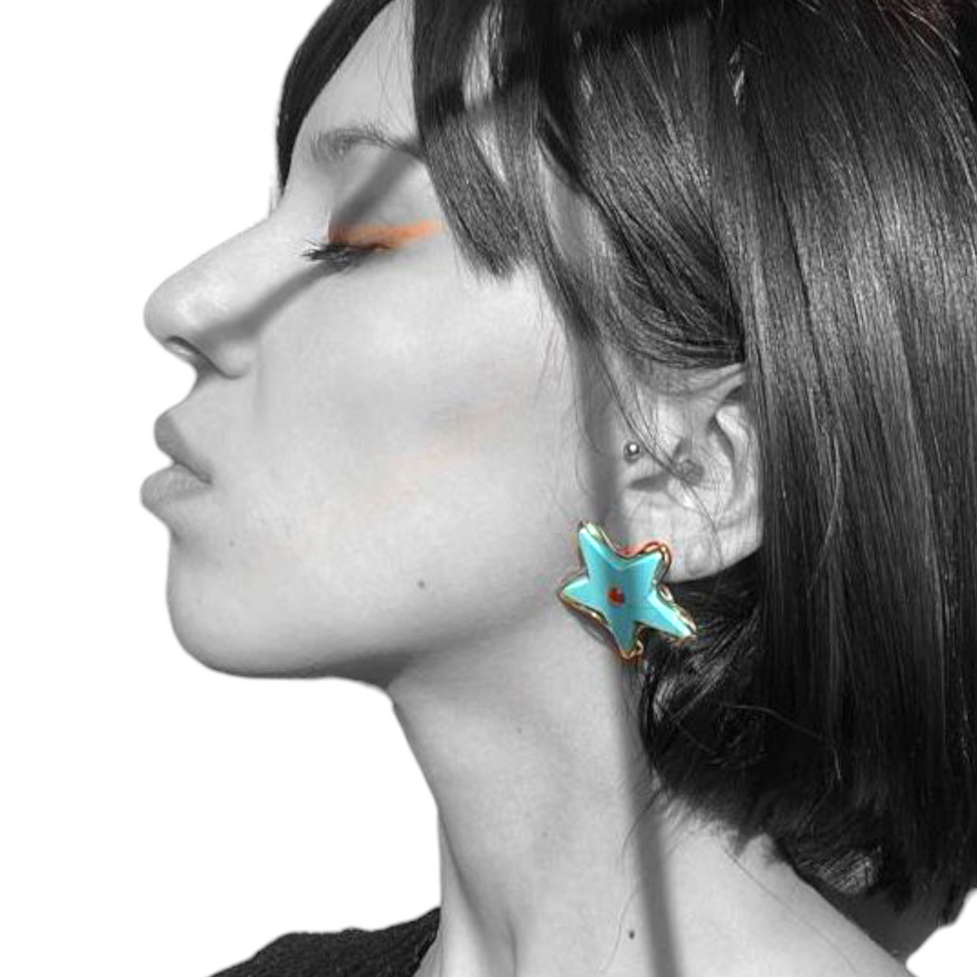 star earrings