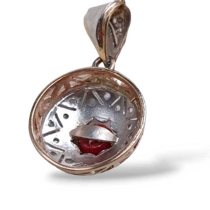 Collana regina in corallo montato su oro