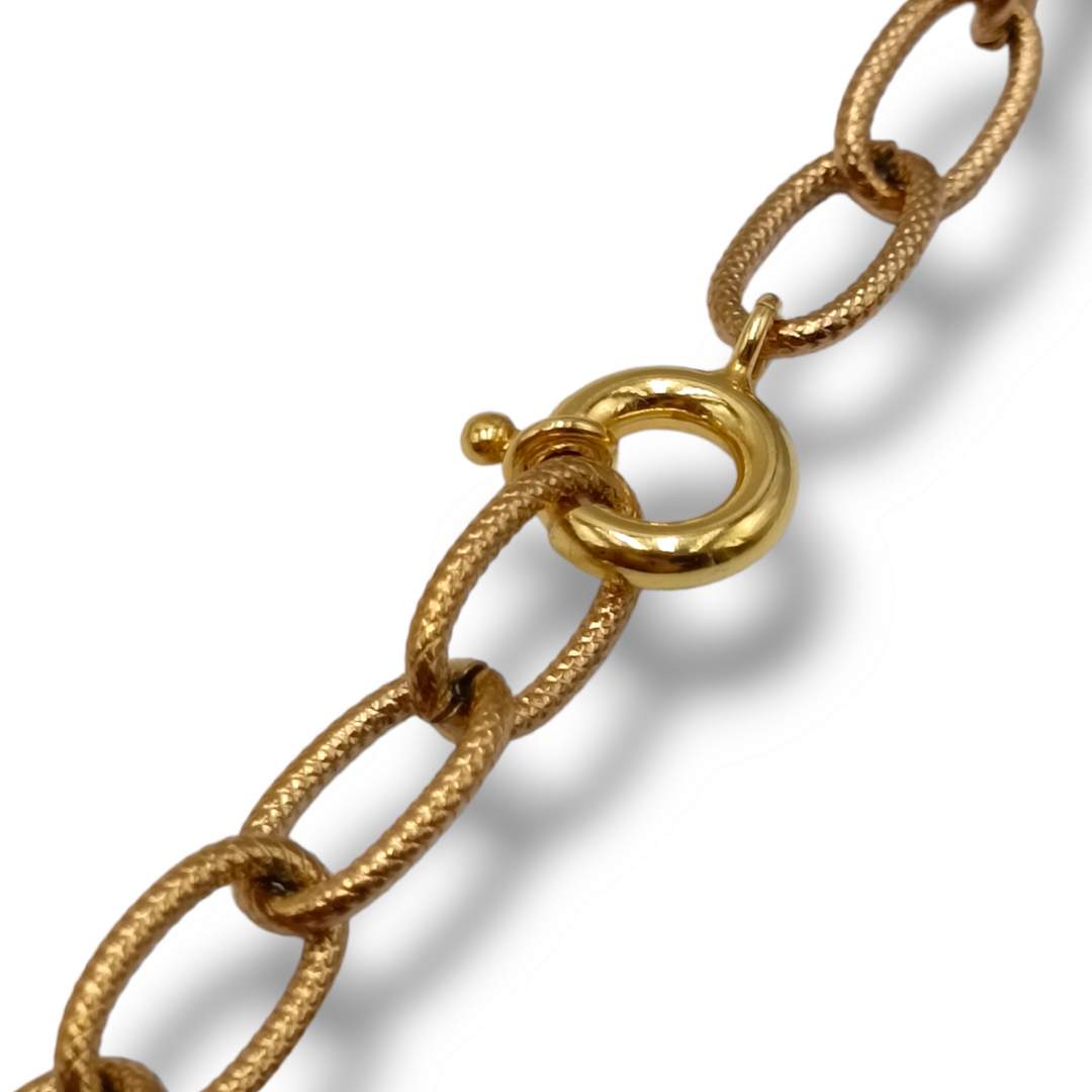 Collana sole luna su cammeo
