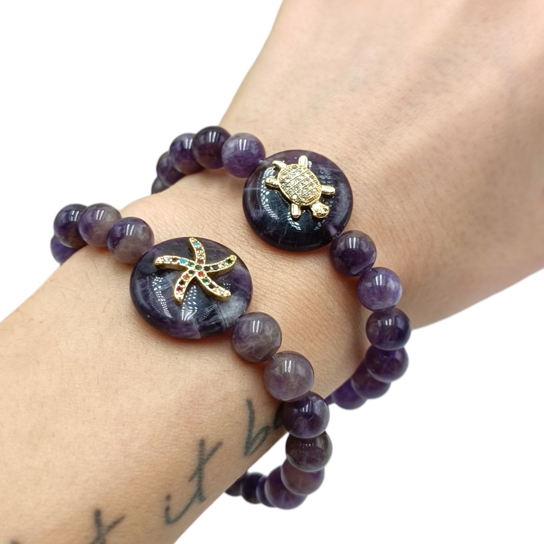 END OF COLLECTION - Amethyst Marine Bracelet