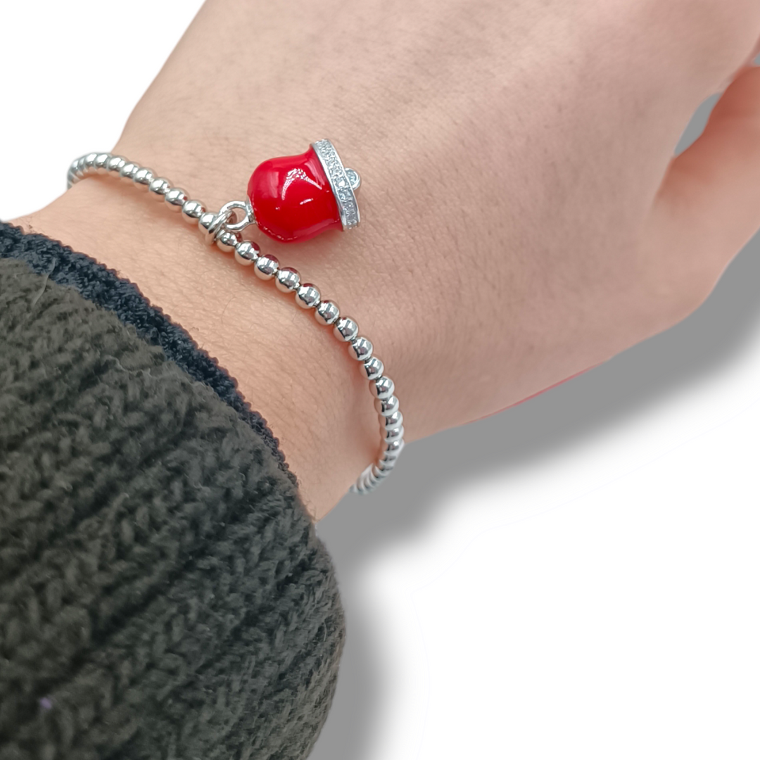 END OF COLLECTION - Silver Bell Bracelet