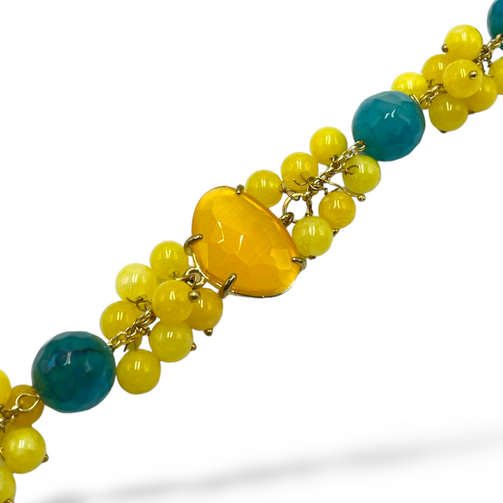 END OF COLLECTION - Agate stone bracelet