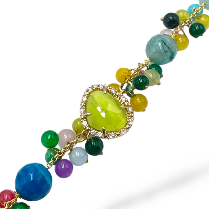 END OF COLLECTION - Agate stone bracelet