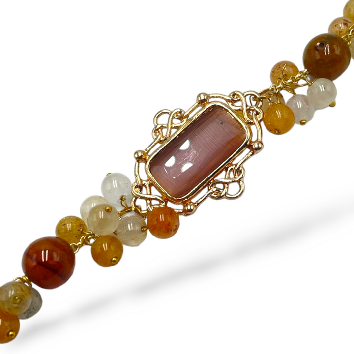 END OF COLLECTION - Agate stone bracelet