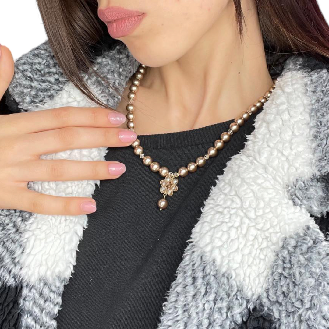 Collana in perle della swarovki