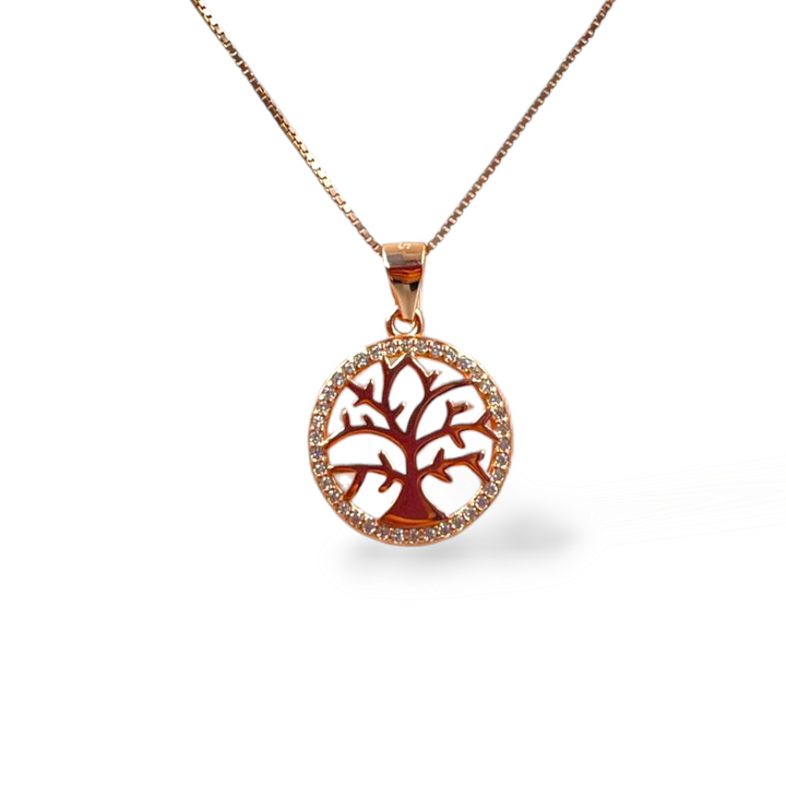 END OF COLLECTION OFFER - Tree of life pendant on copper silver