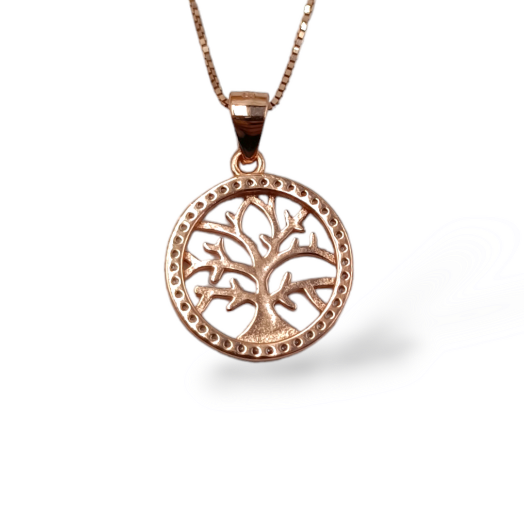 END OF COLLECTION OFFER - Tree of life pendant on copper silver
