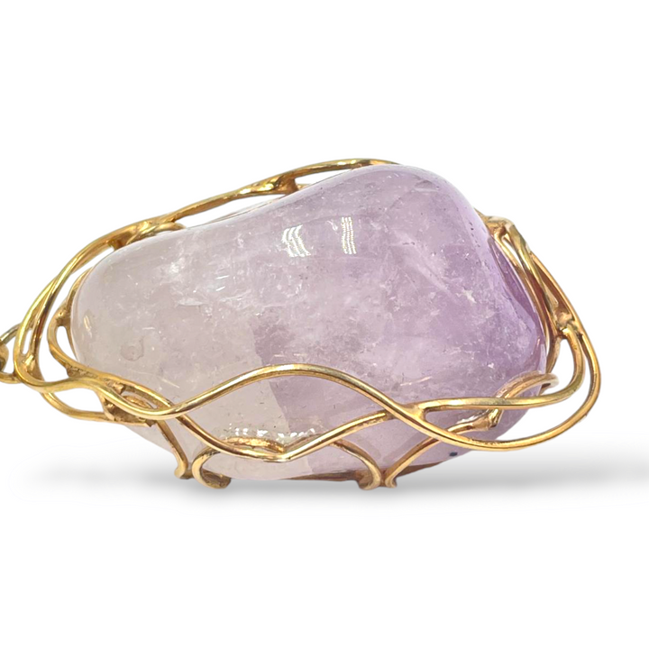 END OF COLLECTION OFFER - Amethyst and silver pendant