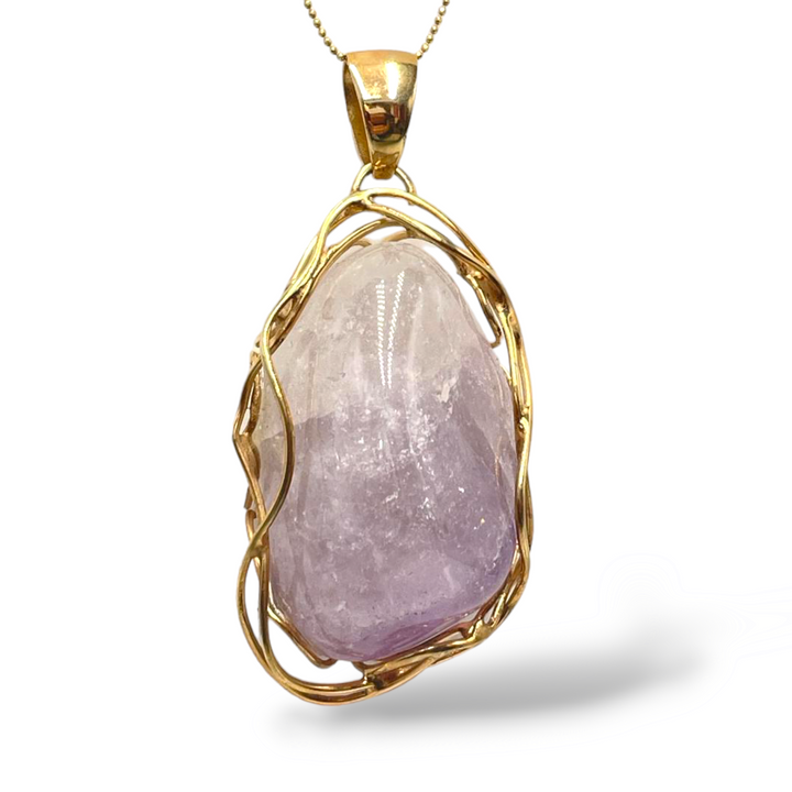 END OF COLLECTION OFFER - Amethyst and silver pendant