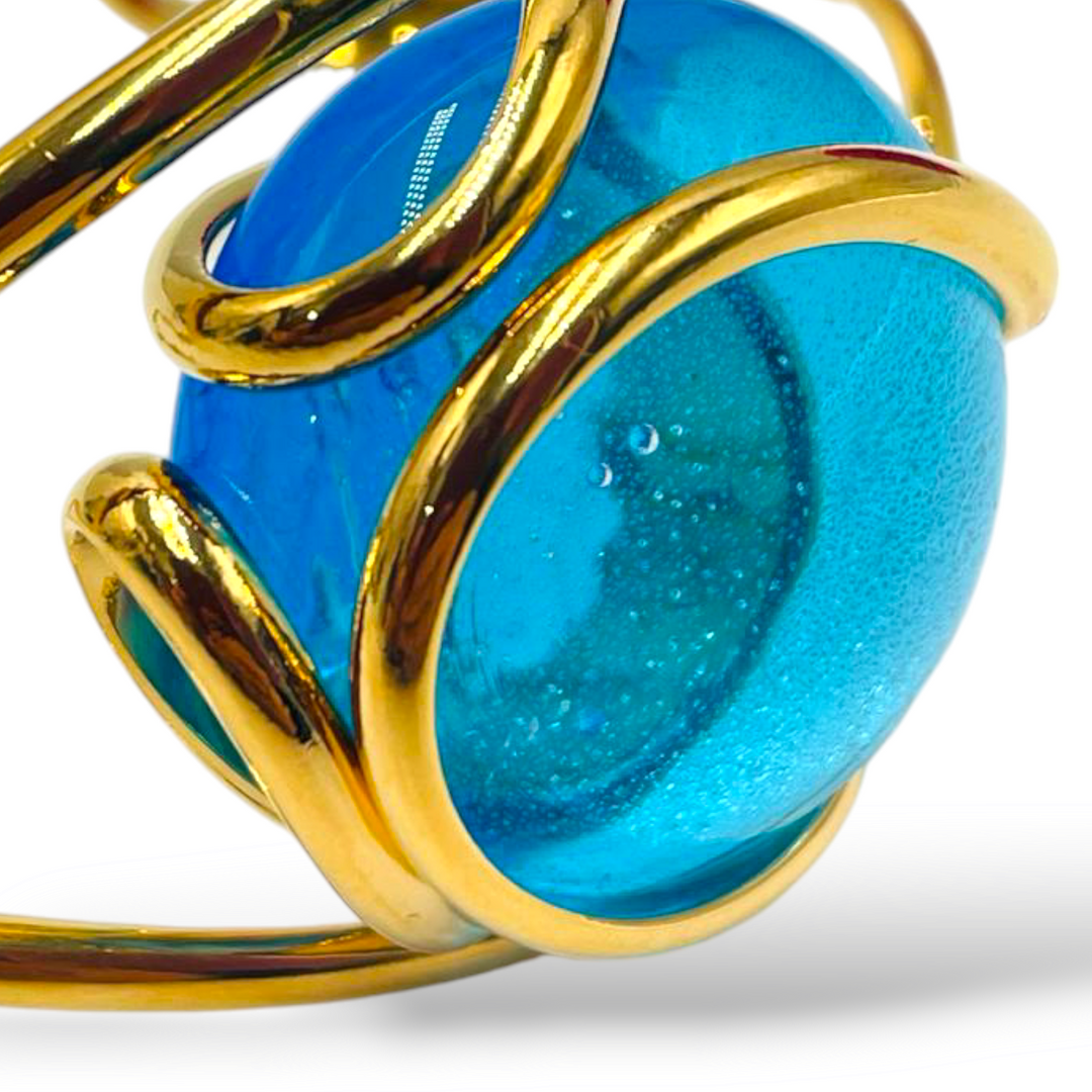 Precious Murano Blue Crystal Bracelet