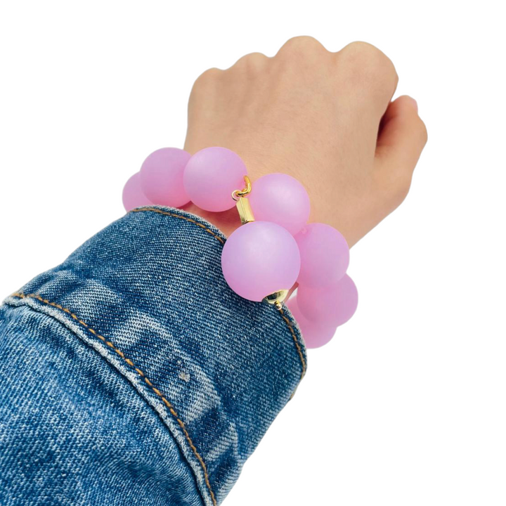 END OF COLLECTION - Pink Magic Spheres Bracelet