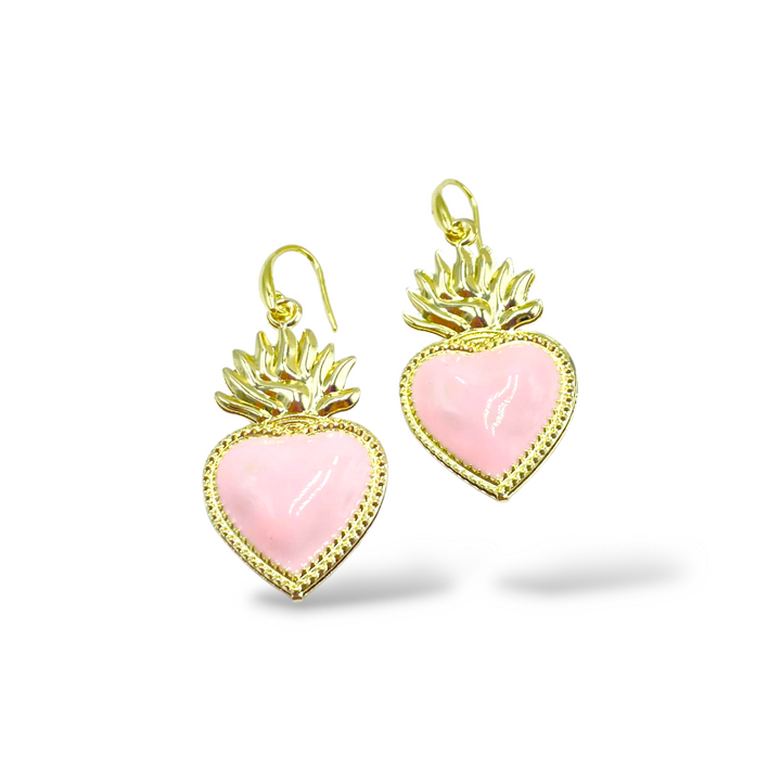 FINE COLLEZIONE - Orecchini cuore sacro