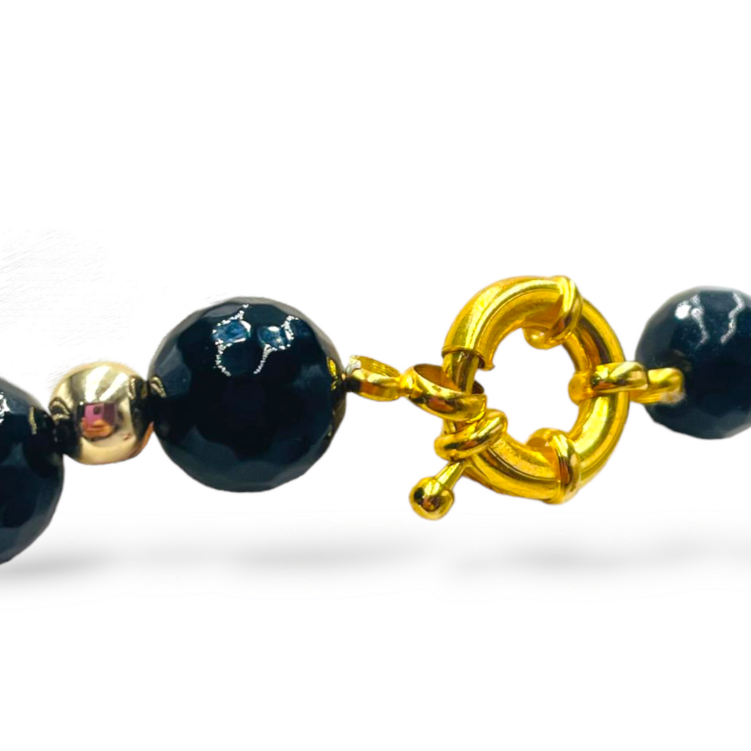 Collana ciondolo girasole in cammeo montato su argento
