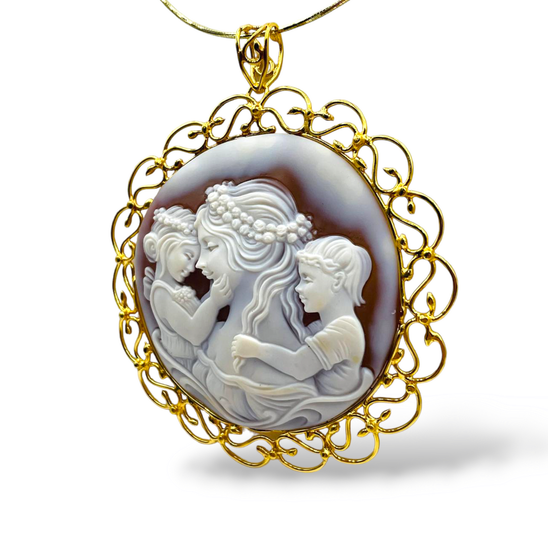 Pasta Di Vetro Ciondolo Cammeo Argento - Jovon Venezia - Foto 5