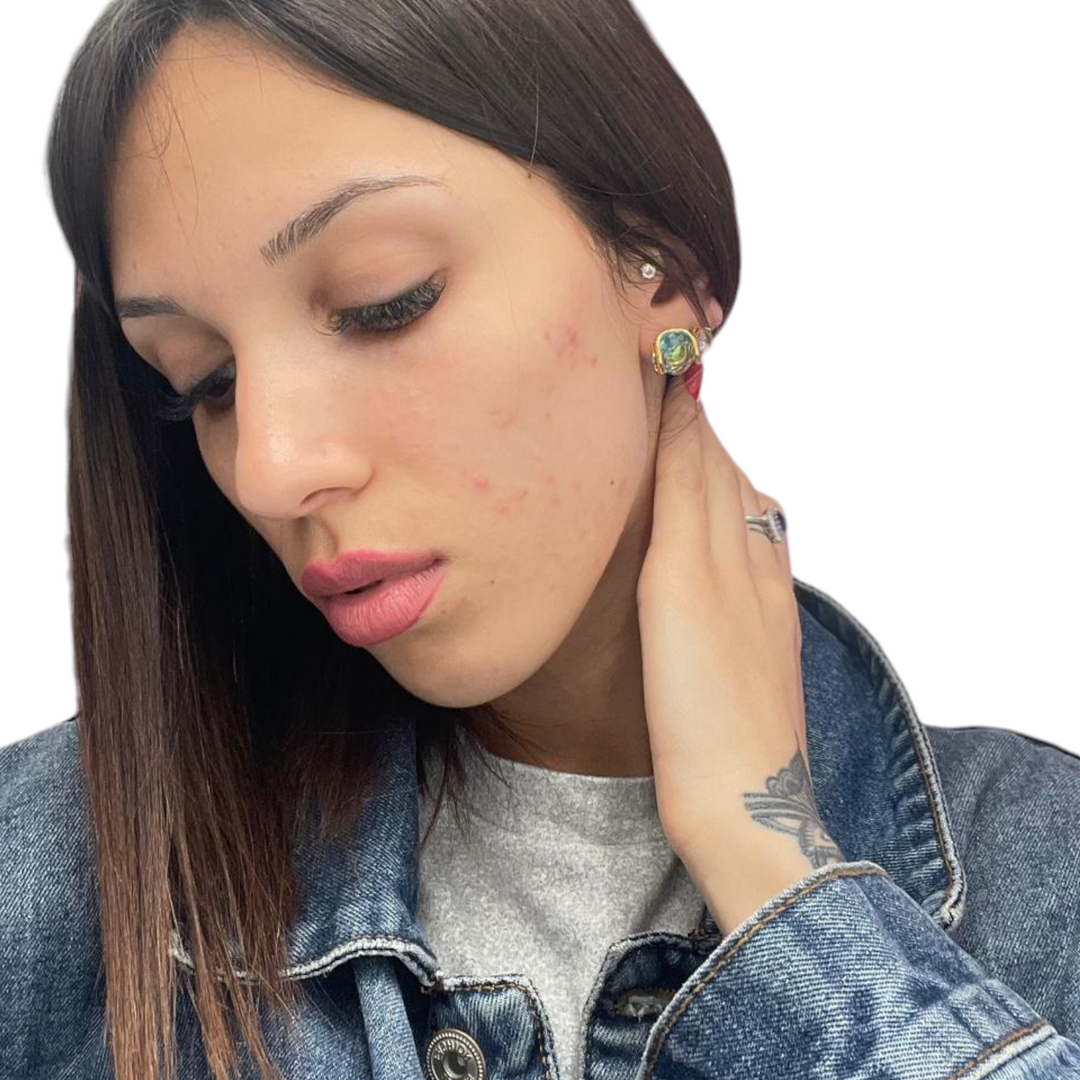 Swarovski hoop earrings