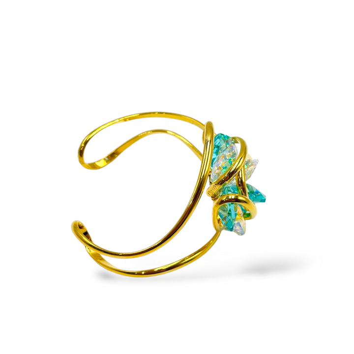 Swarovski flower bracelet