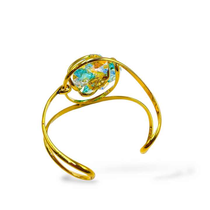 Swarovski flower bracelet