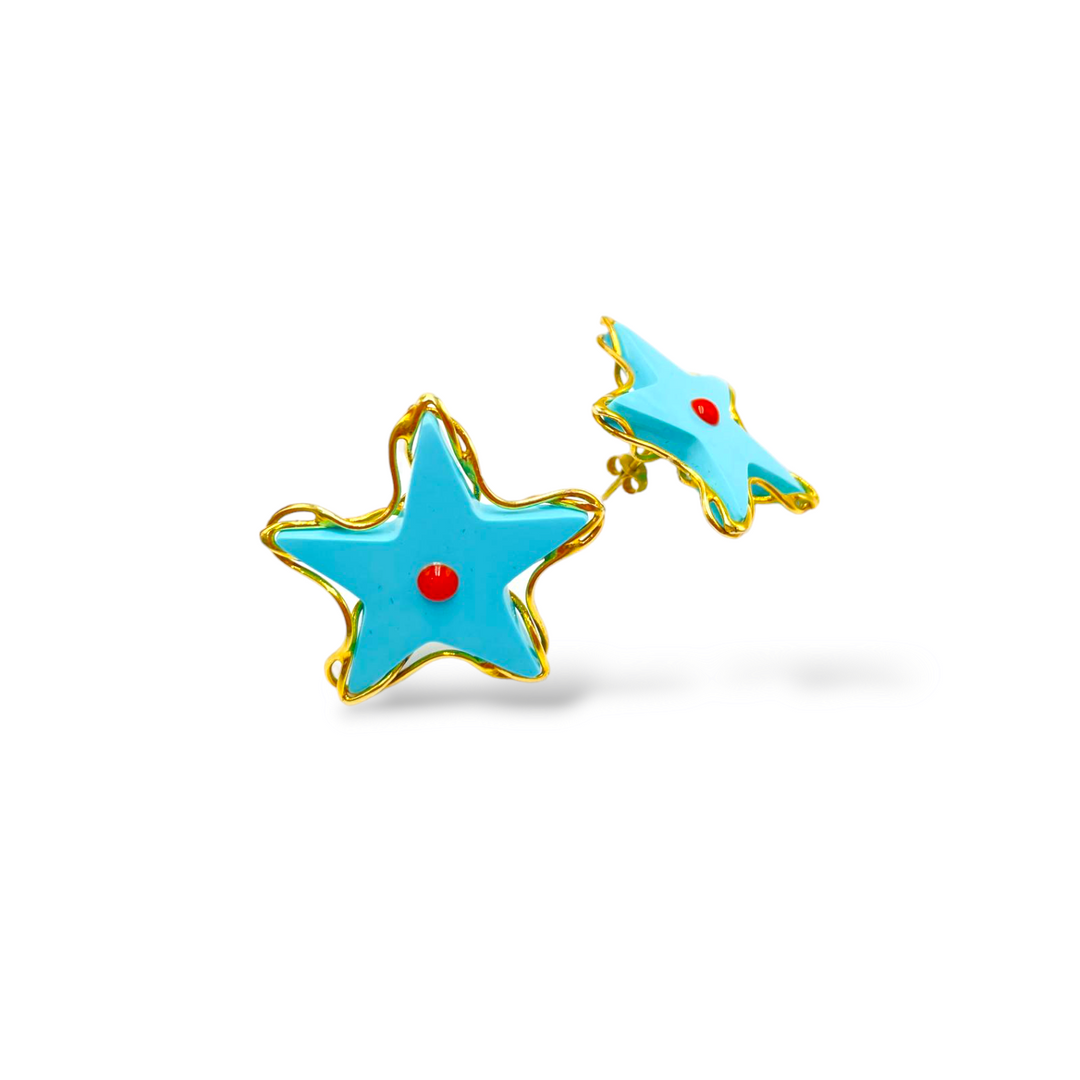 star earrings