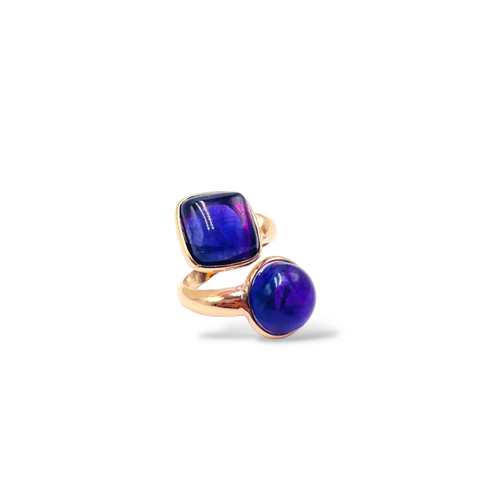 END OF COLLECTION - Amethyst ring mounted on silver