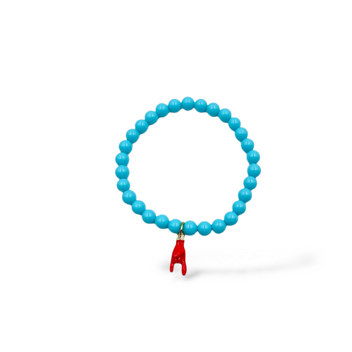 Turquoise paste lucky bracelet