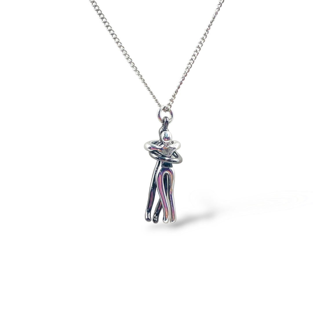 End of collection - Nickel free steel hug necklace