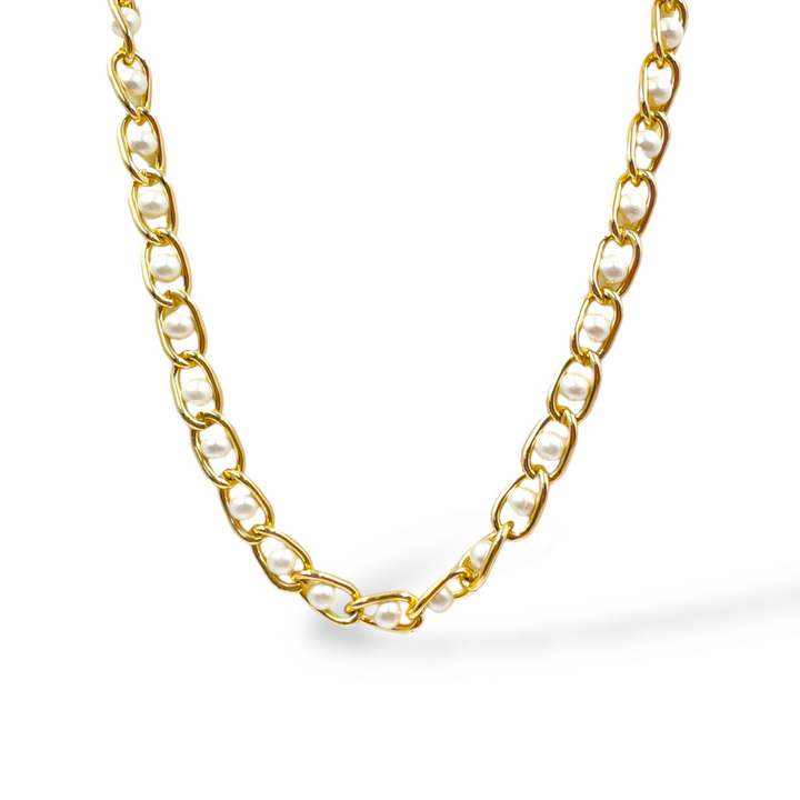 END OF COLLECTION - Pearl chain necklace