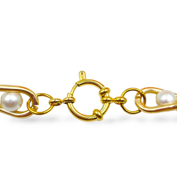 END OF COLLECTION - Pearl chain necklace