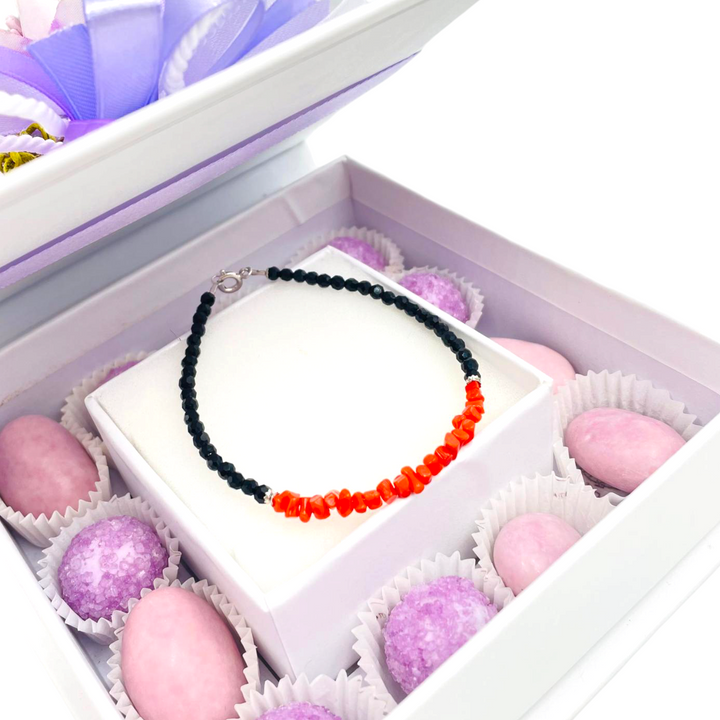 Wedding favor - communion favor - baptism favor - graduation favor - coral bracelets