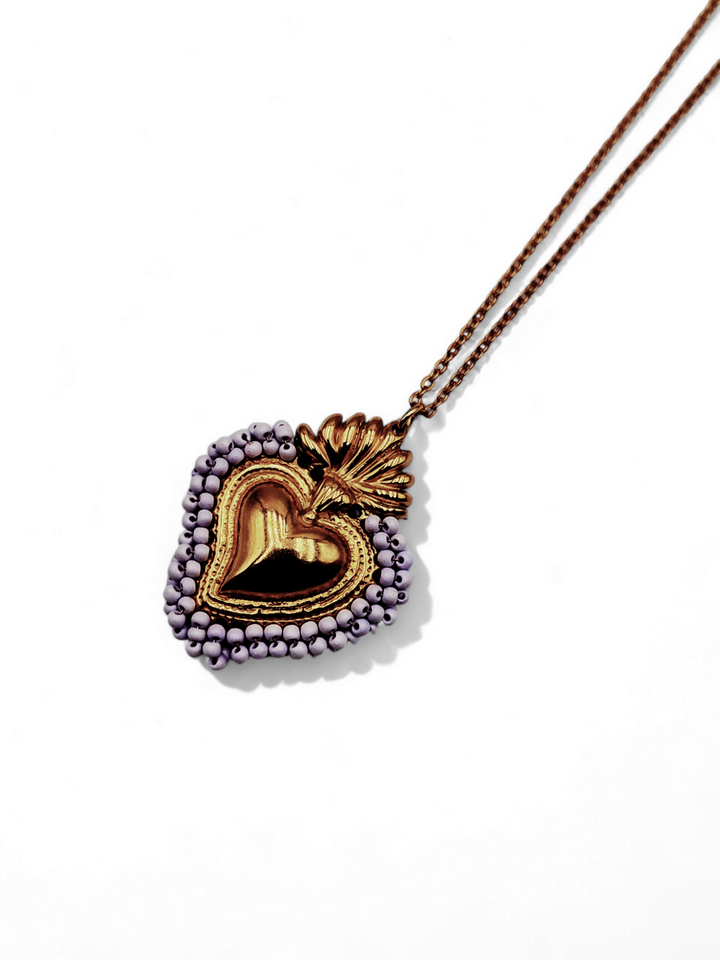END OF COLLECTION - Sacred heart necklace
