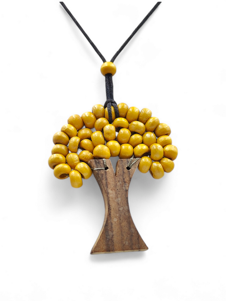 END OF COLLECTION - wooden tree of life necklace