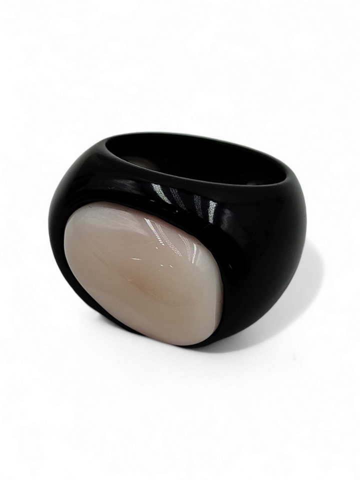 Ring with angel heart