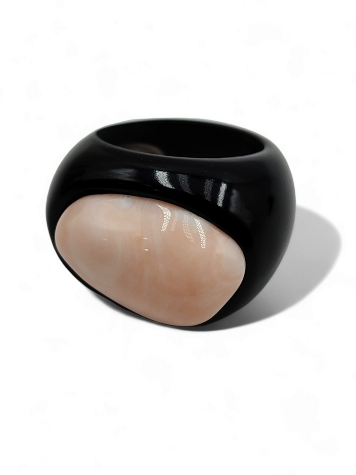 Ring with angel heart