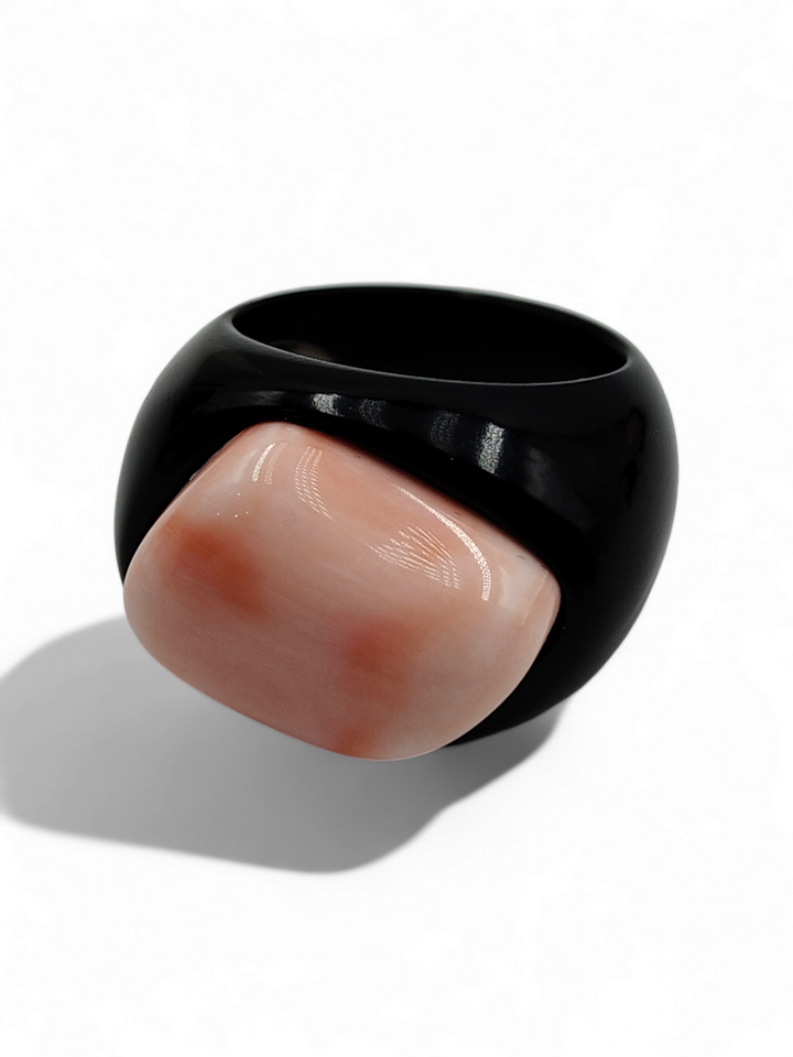 Ring with angel heart