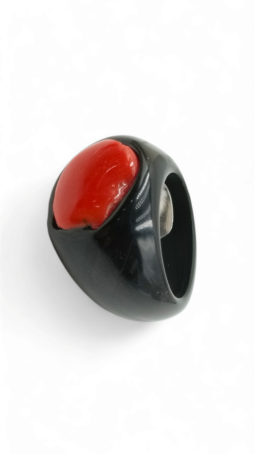 Ring with angel heart