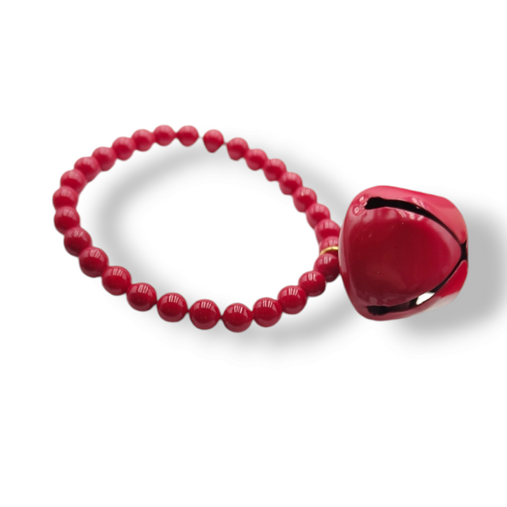 END OF COLLECTION - "Christmas bells" bracelet in Mallorca pearls