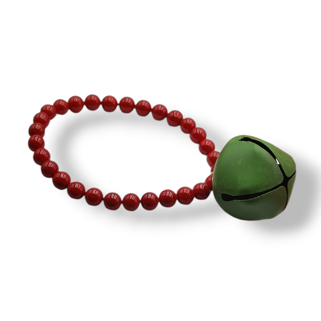 END OF COLLECTION - "Christmas bells" bracelet in Mallorca pearls