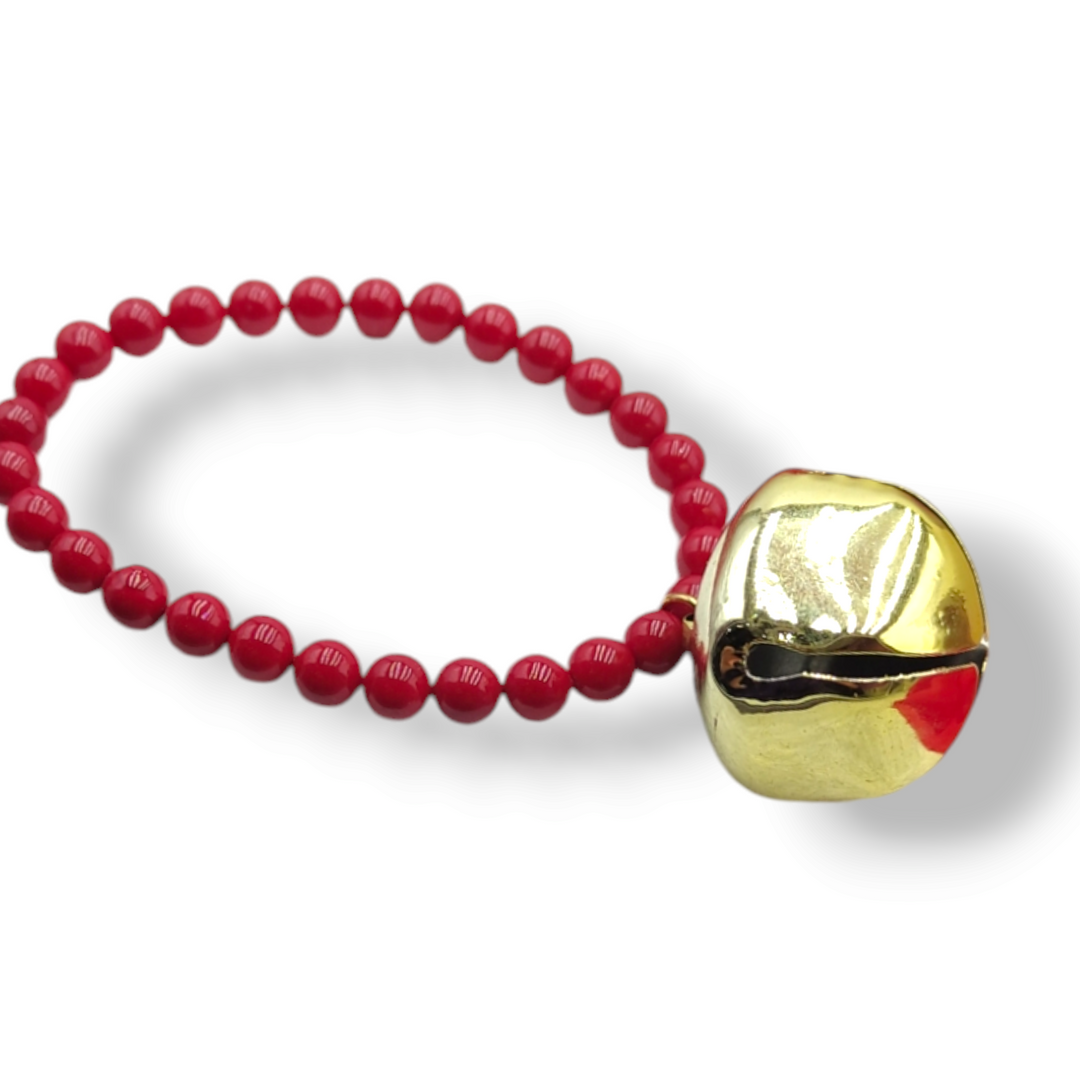 END OF COLLECTION - "Christmas bells" bracelet in Mallorca pearls