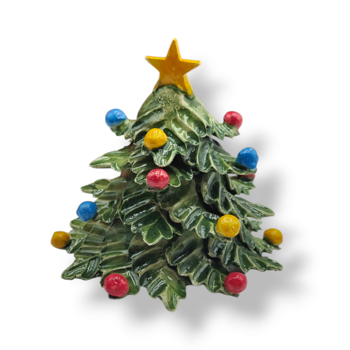 Table accessory "Christmas tree" in Vietri ceramic