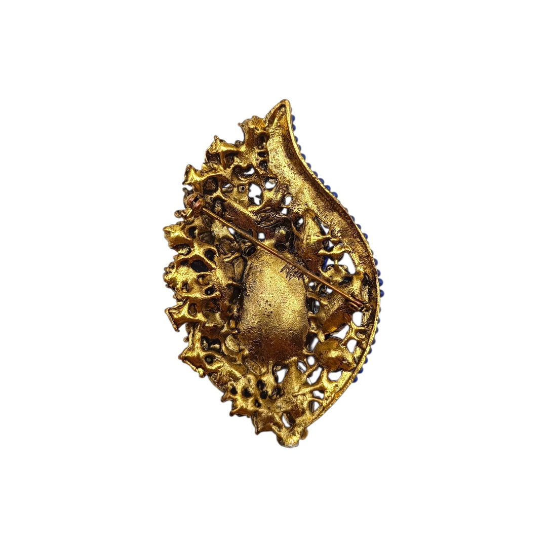 Spilla Dama di Cammeo e Cristalli Swarovski
