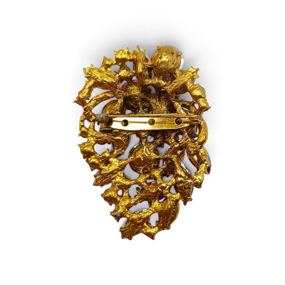 Ciondolo spilla Dama di Cammeo e Cristalli Swarovski